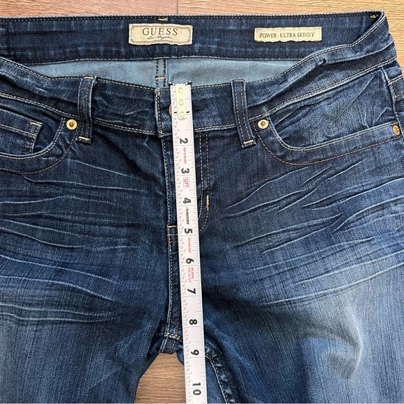 Guess Women’s Power Ultra Skinny Low Rise Denim Jeans Size 30 Lightweight - Picture 9 of 13